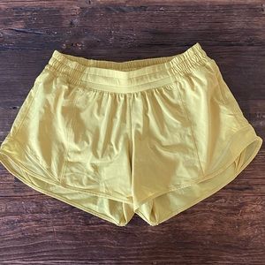 Lululemon Hotty Hott shorts.  Size 8 tall (4 inch inseam)